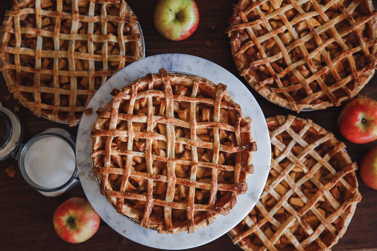 Ranch 45 in Solana Beach is serving up apple pies for $35.