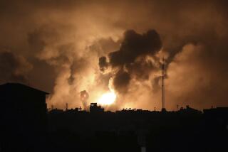 Explosions caused by Israeli airstrikes in the northern Gaza Strip, Friday, Oct. 27, 2023. (AP Photo/Abed Khaled)