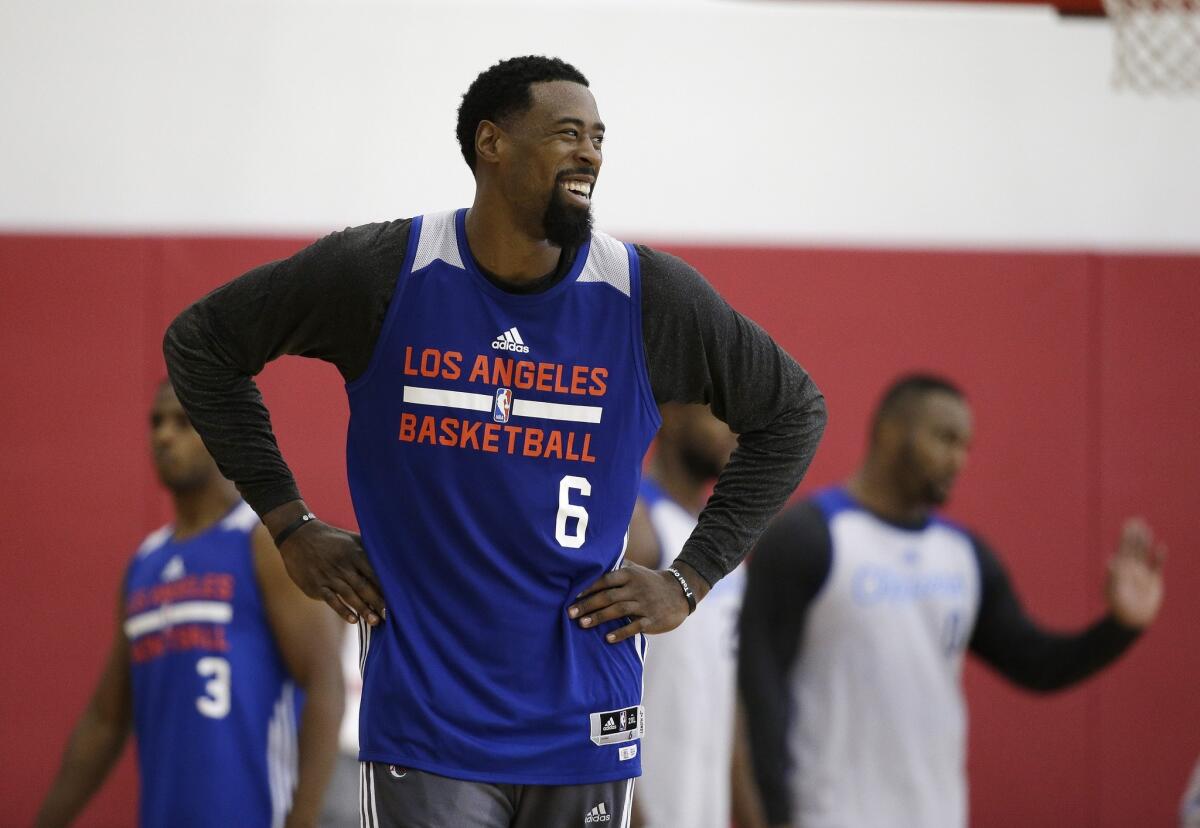 Clippers center DeAndre Jordan had career-highs last season in points (10.4), rebounds (13.6) and blocks (2.5).