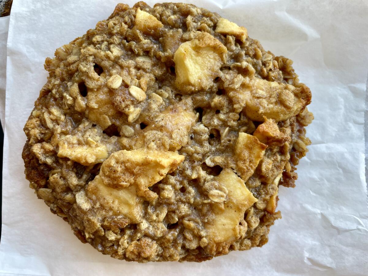 The apple oatmeal cookie from Summer House at Durango casino and resort in Las Vegas.