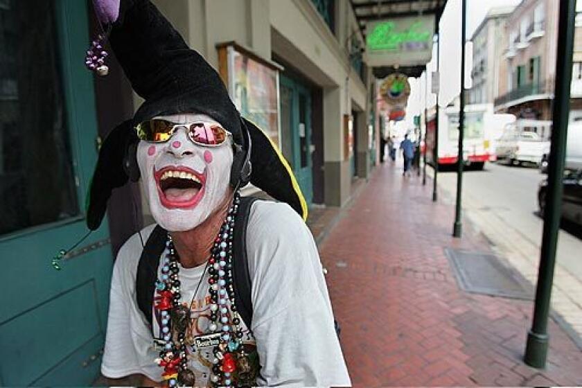 Richard Mills says he used to pull in more than $1,000 a day parading as a jester down New Orleans' busy streets. "Now, with not many tourists I'm lucky to earn enough for lunch," he says. Lawmakers recently passed a package of tax incentives that they hope will invigorate New Orleans' entertainment scene.