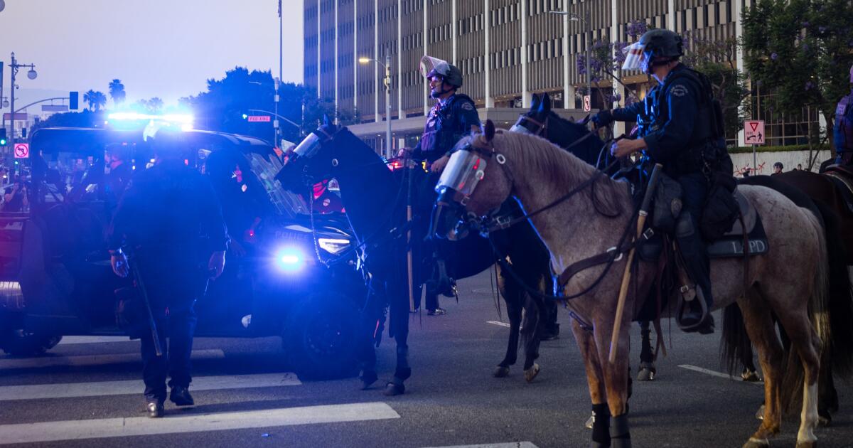 2 adults charged with assaulting horses, and a teen with attempted murder at L.A. protests