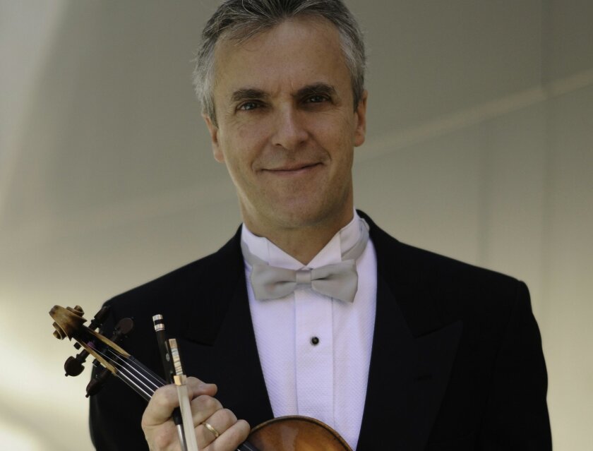 Violinist Martin Chalifour is among musicians performing a classical music program at 7 p.m. Sept. 27 at the Encinitas Library.