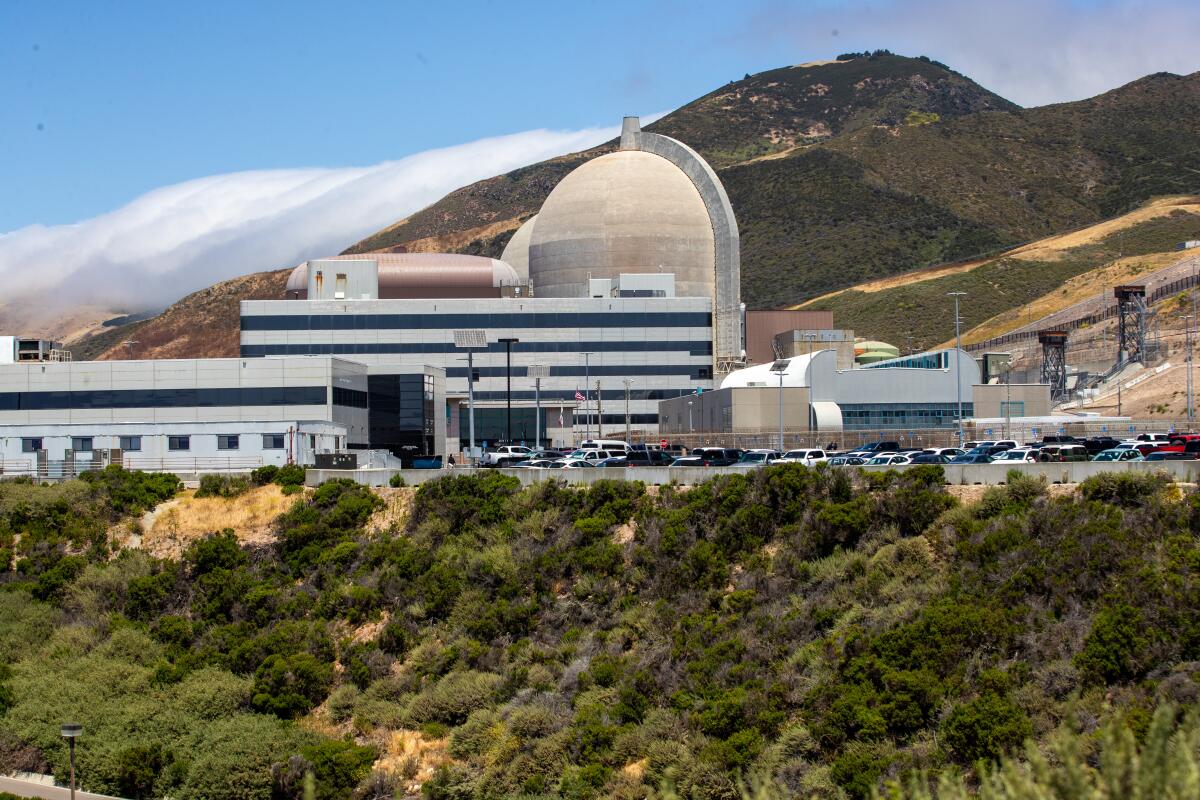 The Diablo Canyon nuclear power plant along California's Central Coast.
