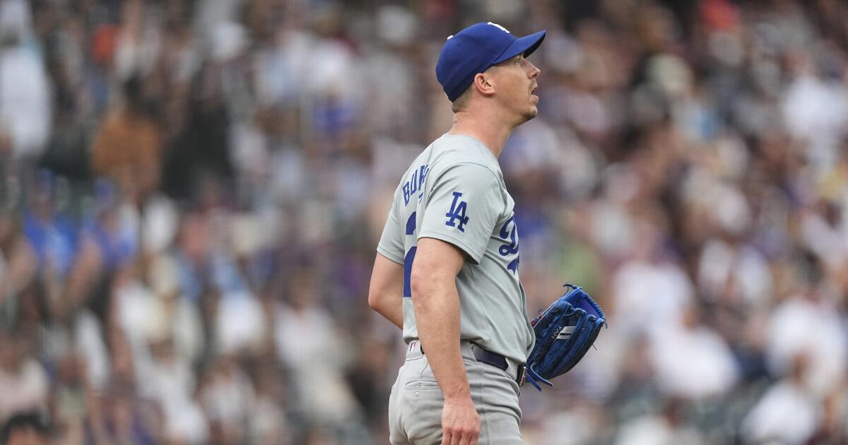 Walker Buehler de los Dodgers va a la lista de lesionados por lesión en la cadera