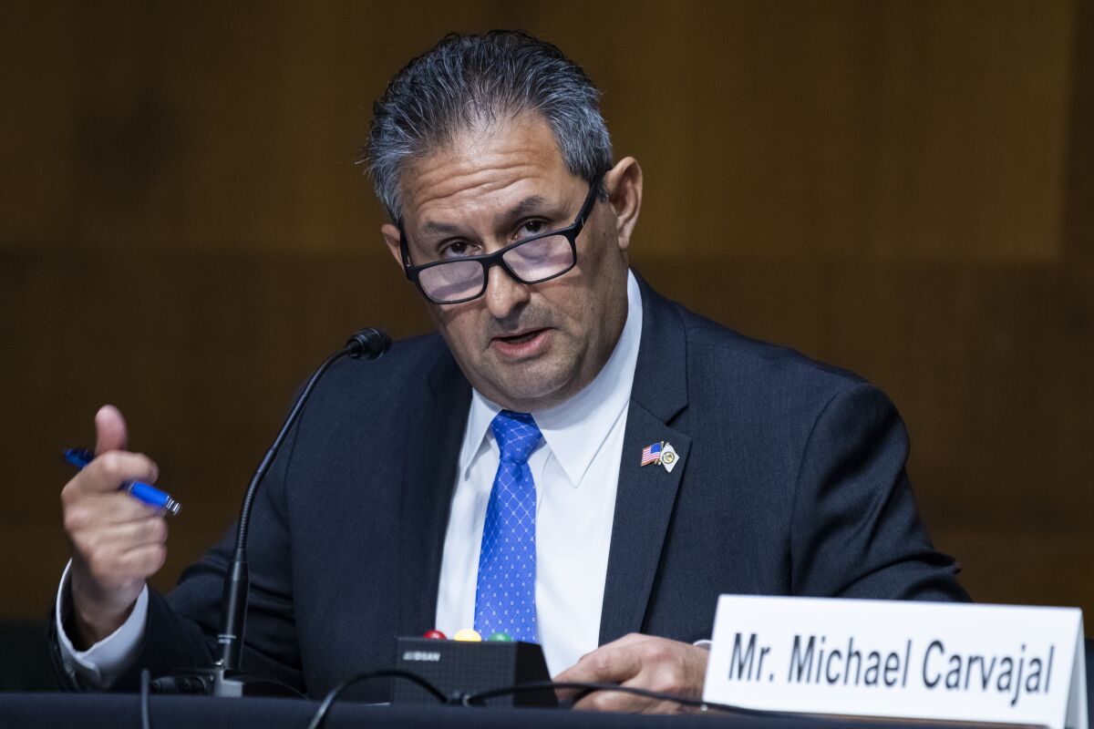 Michael Carvajal, director of the Federal Bureau of Prisons.