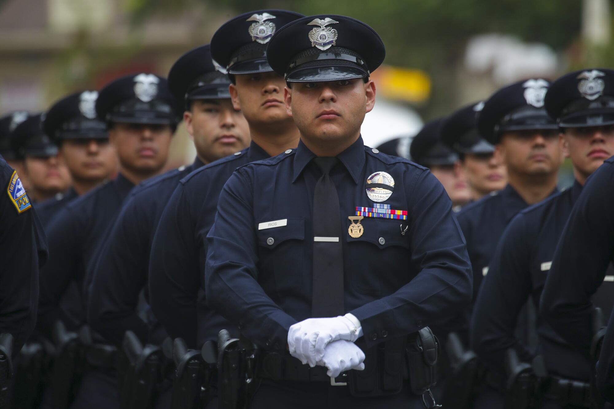 LAPD Recruit Officer Graduation Ceremony for Class 11-21 - Los Angeles ...