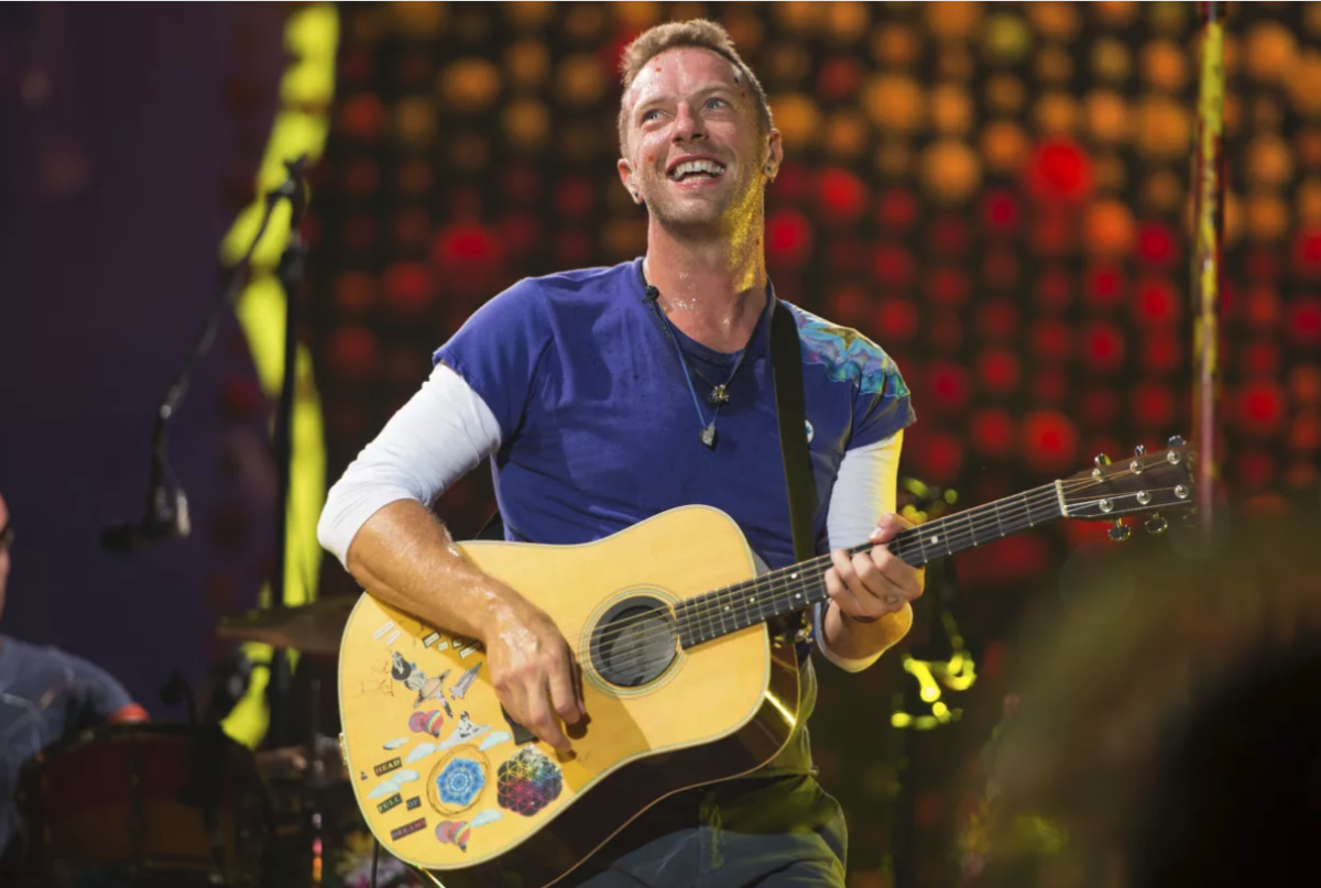 Chris Martin, de Coldplay, 