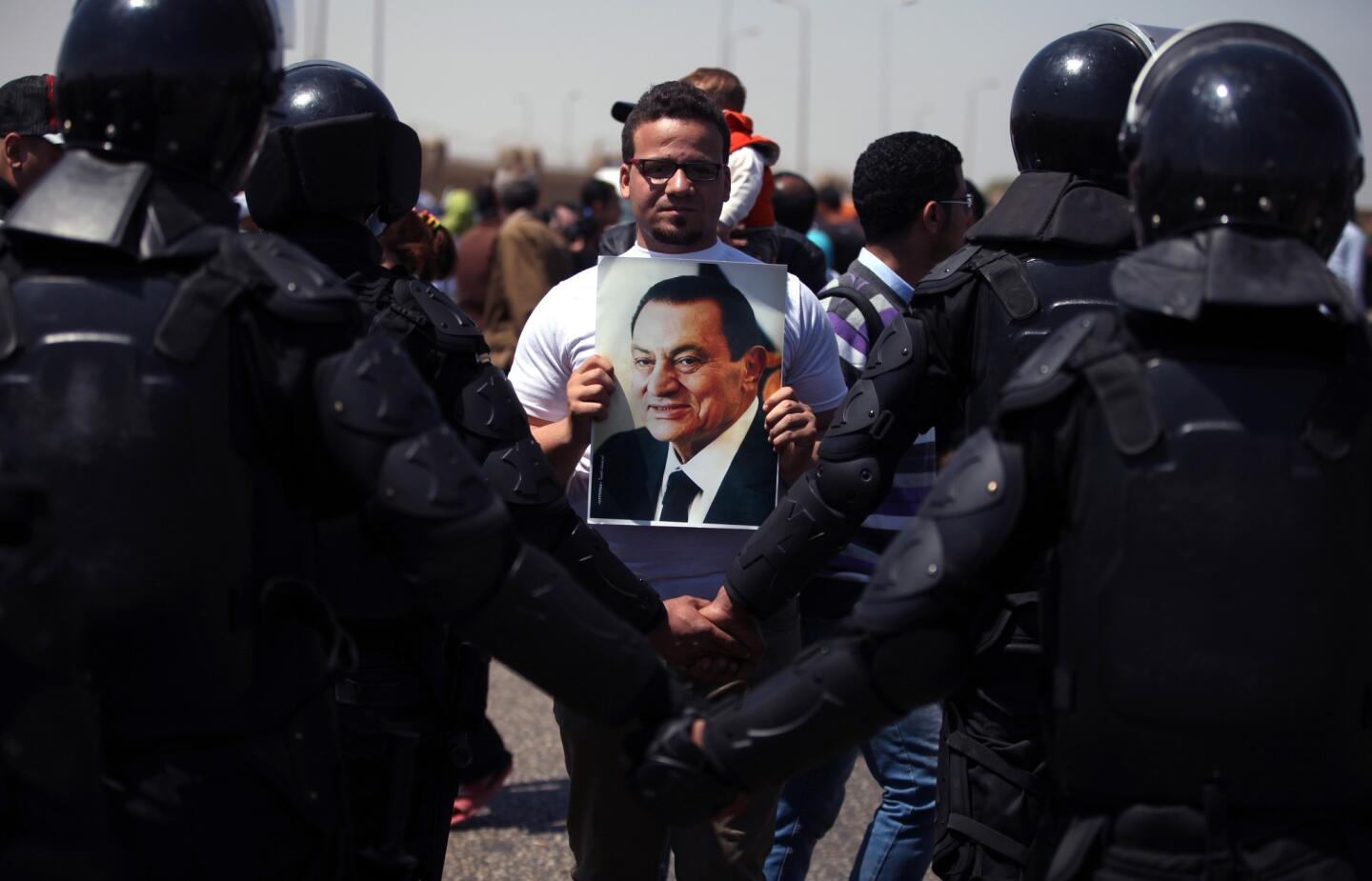 Mubarak supporter