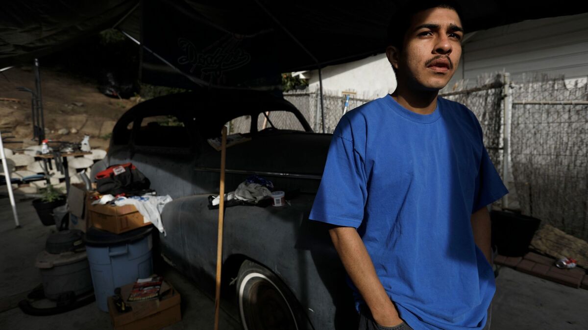Peter Arellano, 22, of Echo Park, was one of thousands freed this year from a court order that restricted aspects of his life. He denies being part of a gang.