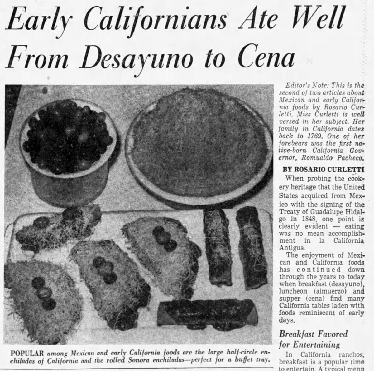 Los Angeles Times, 13 de noviembre de 1958.