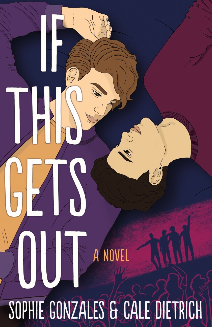 This cover image released by Wednesday Books shows "If This Gets Out," a novel by Sophie Gonzales and Cale Dietrich. (Wednesday Books via AP)