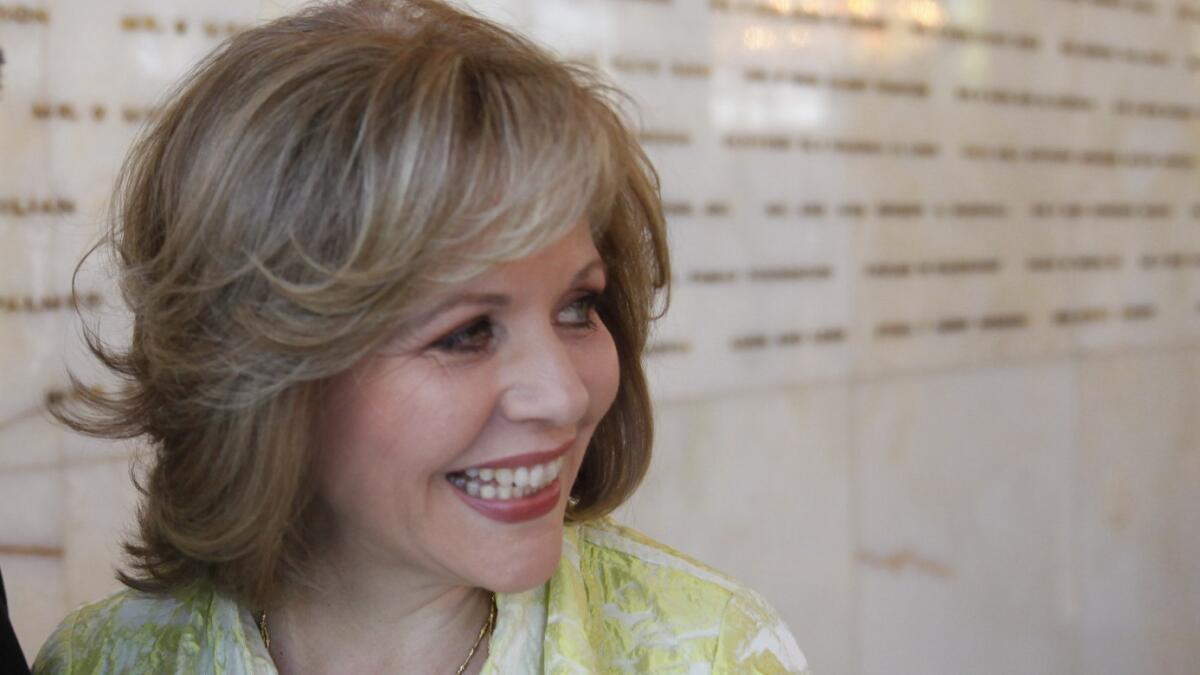 Renee Fleming at the Dorothy Chandler Pavilion in Los Angeles in May.