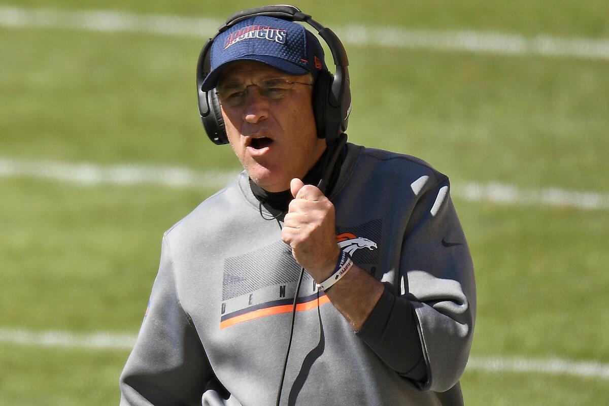 Broncos coach: virus outbreak shows who the 'whiners are' - The San Diego  Union-Tribune