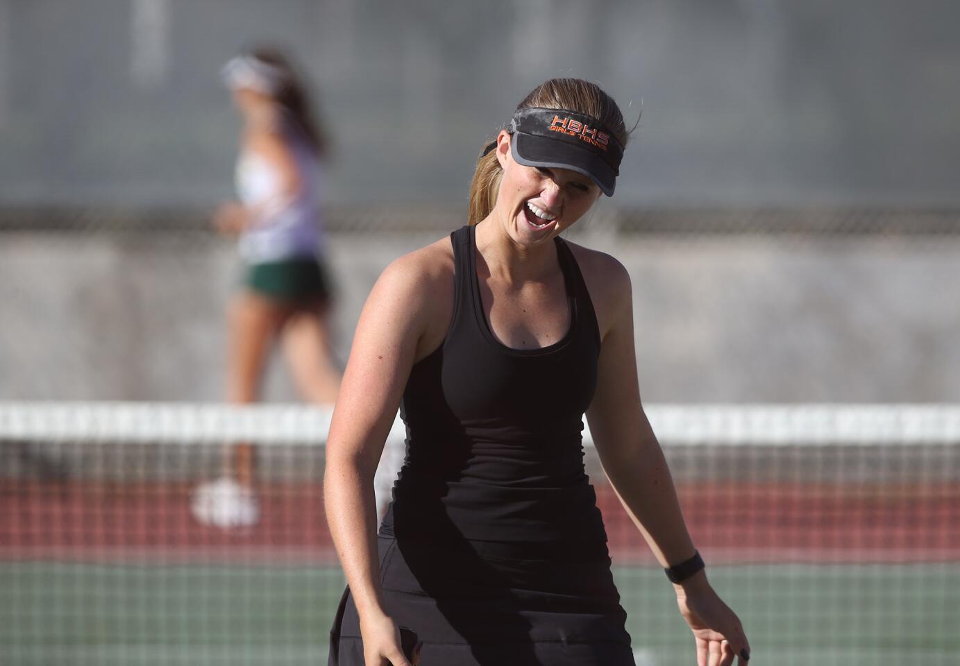 Photo Gallery: Huntington Beach vs. Edison in girls' tennis