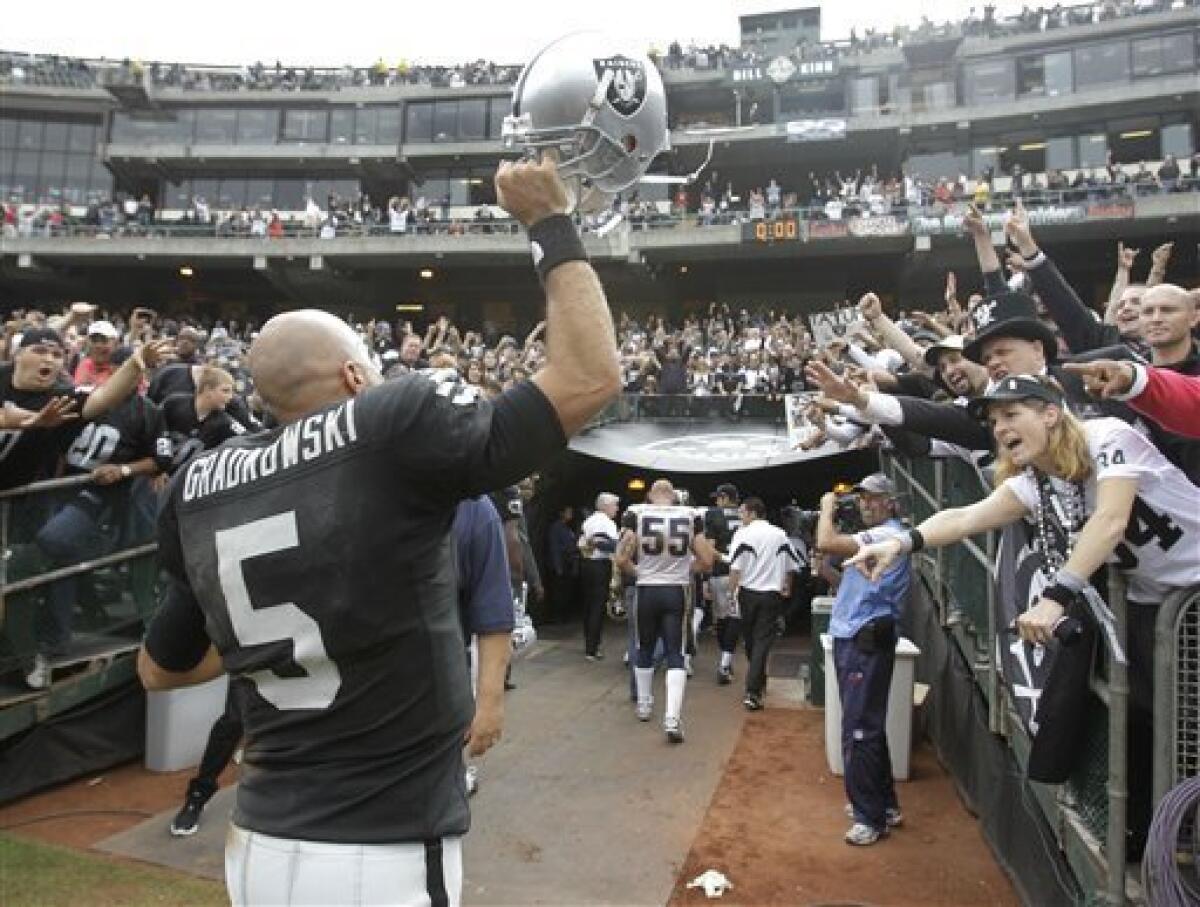 Gradkowski solidifying role as Raiders starting QB - The San Diego