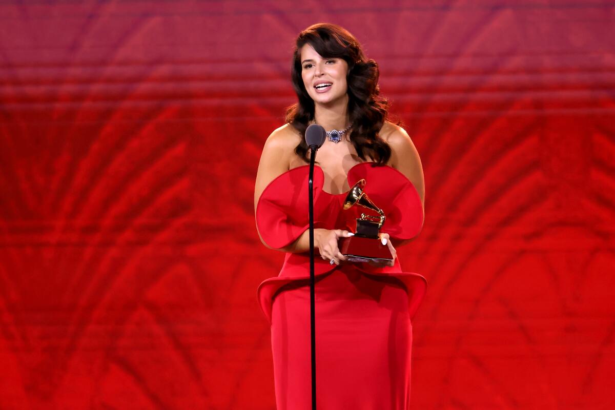 Nathy Peluso ya tiene dos premios.