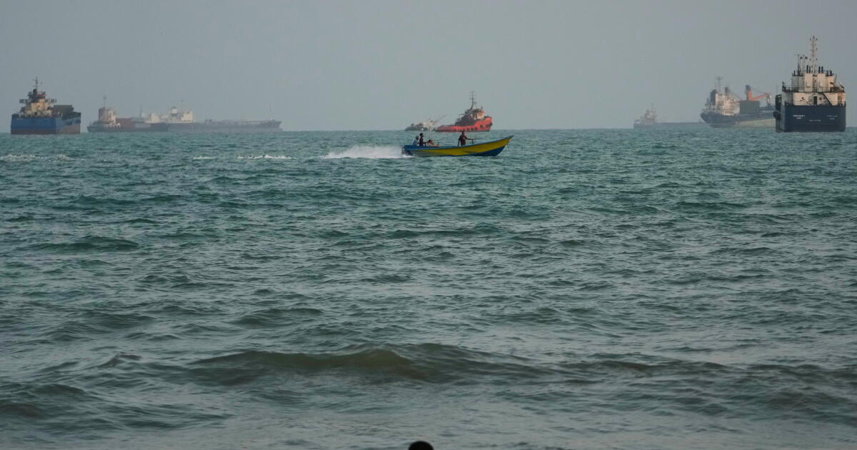 U.S. armed forces target three Iranian oil vessels. U.S. armed forces target three Iranian oil vessels.