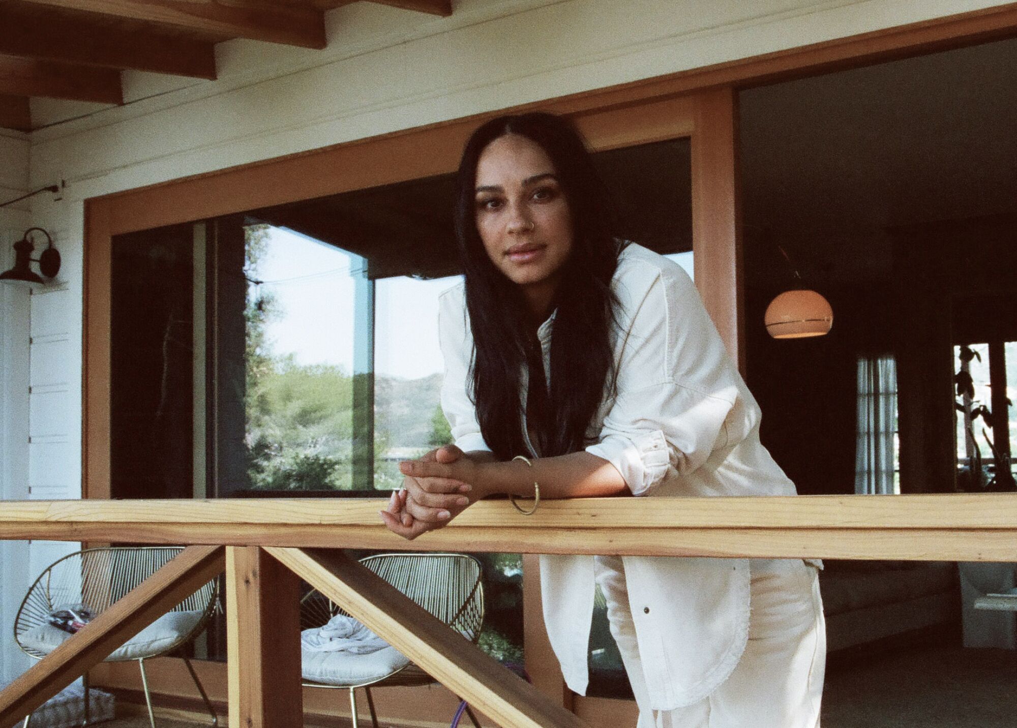 Simpkins pictured at her home in Highland Park.