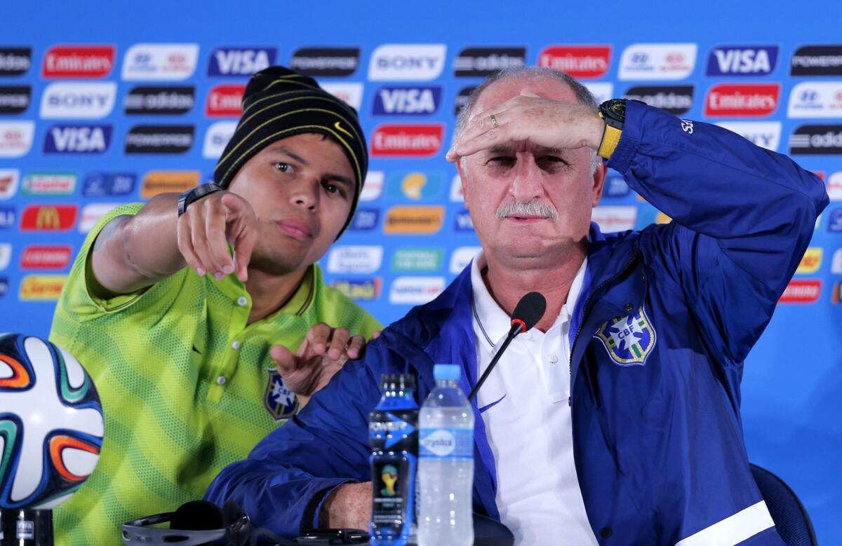 Brazil captain Thiago Silva will be back, and perhaps trying to help Coach Luiz Felipe Scolari keep his job, against the Netherlands in Saturday's third-place game.
