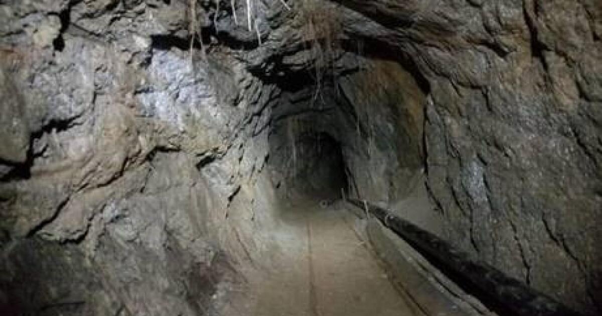 Tunnel with a rail system is found under Mexico-California border