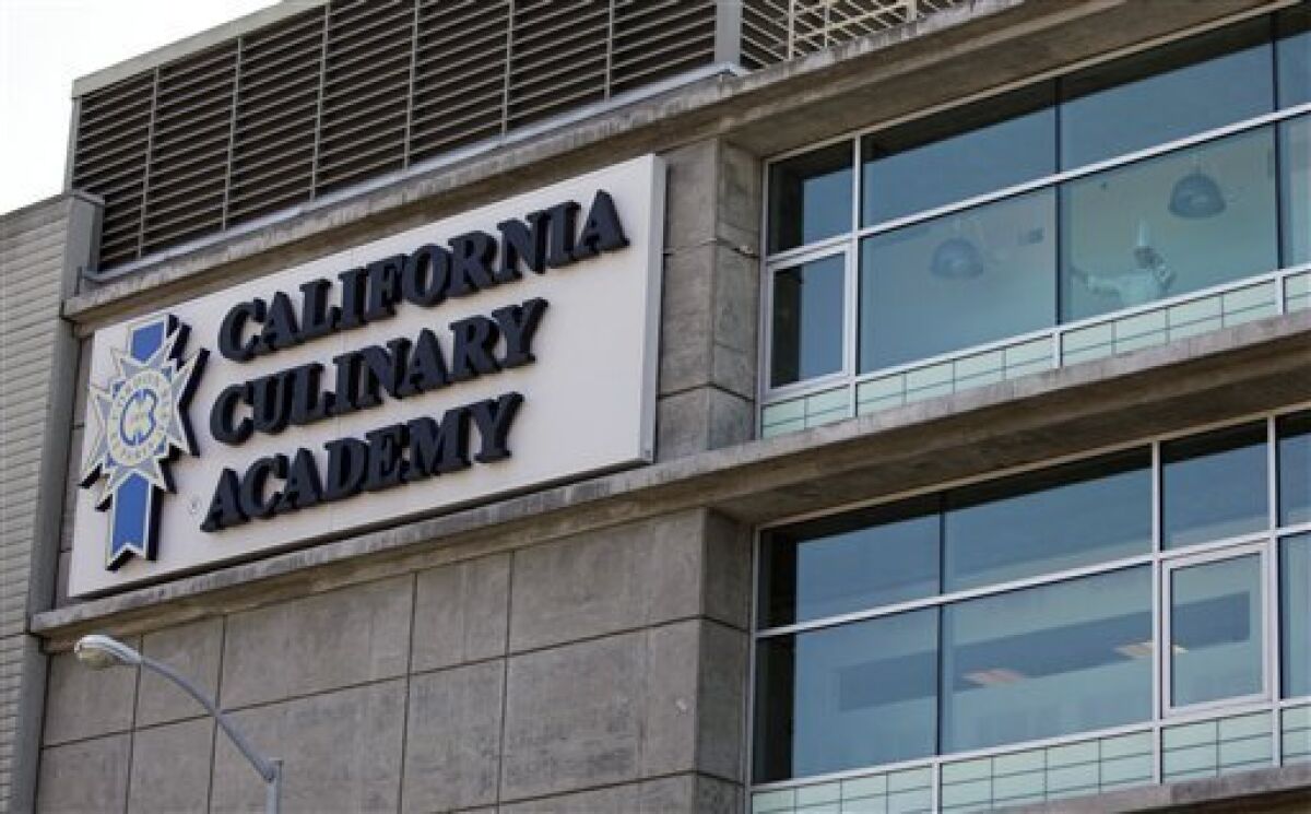 In this Sept. 1, 2011 photo is the California Culinary Academy, which is part of the Le Cordon Bleu chain of for-profit cooking schools, in San Francisco. The chain is coming under fire for its marketing practices as its graduates struggle to find culinary jobs and pay off their hefty student loans. Across the country, for-profit vocational schools are facing heavy criticism for former students who can't find jobs that pay enough to repay their student loans, most of which are subsidized by the federal government. (AP Photo/Eric Risberg)