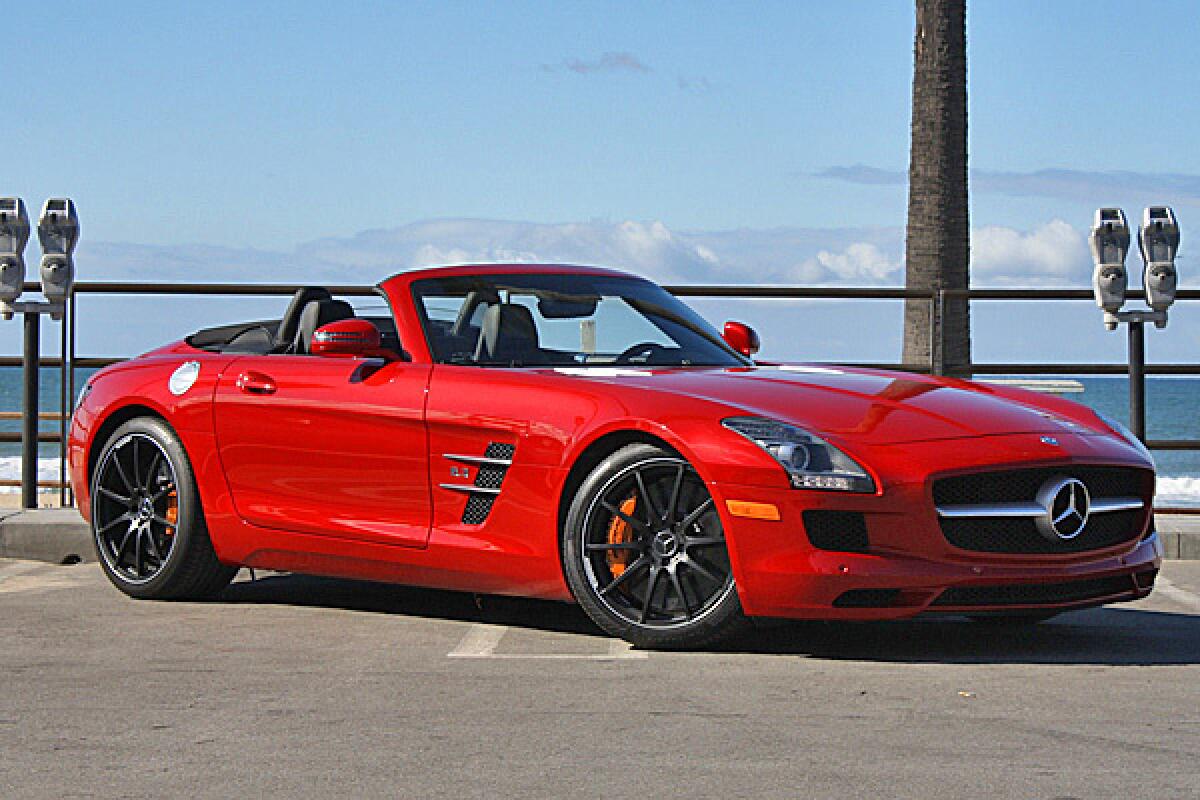 Like the SLS AMG Coupe, the Roadster has 563 horsepower and 479 pound-feet of torque from a 6.2-liter V-8 engine and a seven-speed, dual-clutch automated manual transmission. The Roadster starts at $198,675 including destination and a $1,700 gas-guzzler tax. As tested it's $242,675.