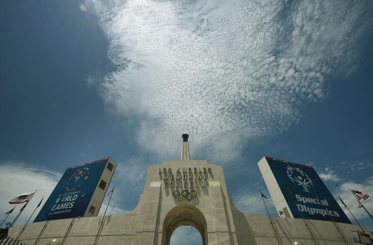 The Coliseum could be one of the sites of the 2024 Summer Olympics.