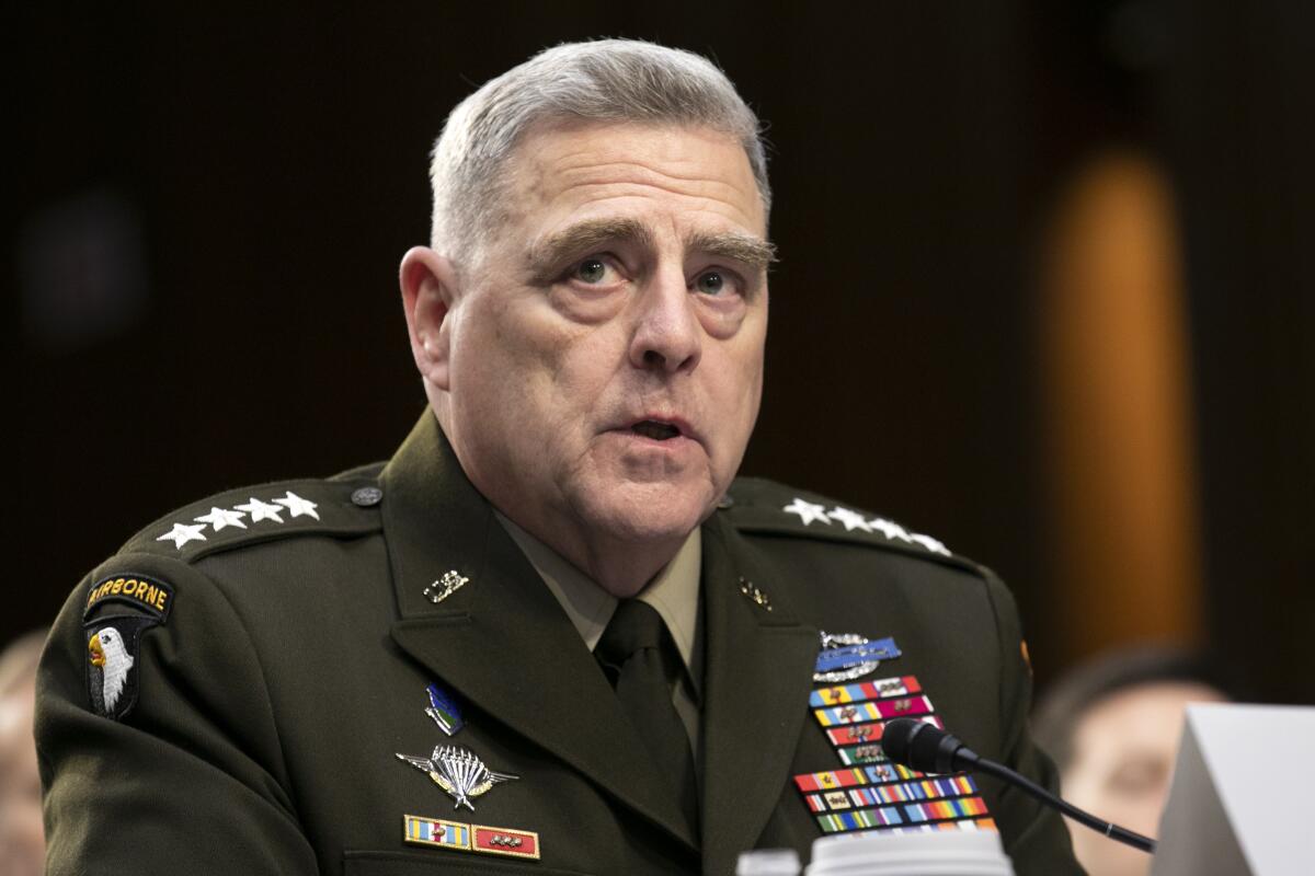 Chairman of the Joint Chiefs of Staff Gen. Mark Milley 