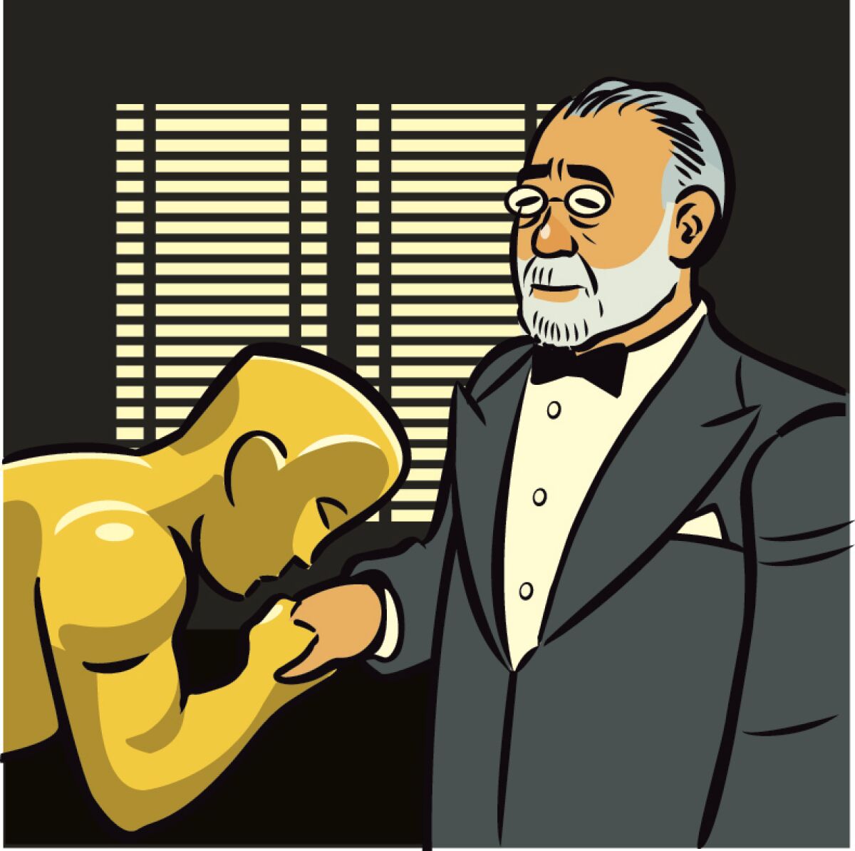 In a tough field, Oscar goes home with "Godfather" director Francis Ford Coppola.
