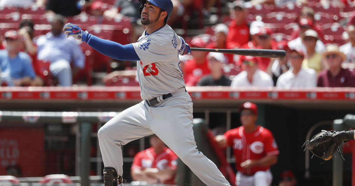 Adrian Gonzalez hits three home runs in Dodgers' win over San Diego Padres  – Daily News