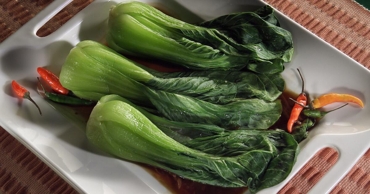 How to steam patchoi in a Black & Decker Steamer 