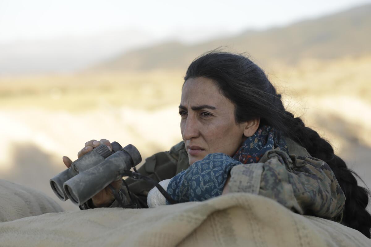 Roda Canioglu, who plays YPJ commander Adar, is of Kurdish heritage.