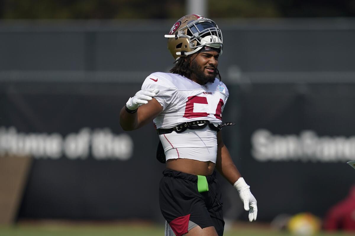 49ers place star linebacker Fred Warner on COVID-19 list - The San Diego  Union-Tribune