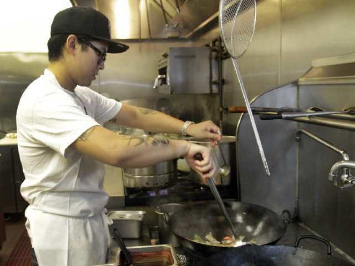Kris Yenbamroong is the young chef behind Night + Market in West Hollywood.