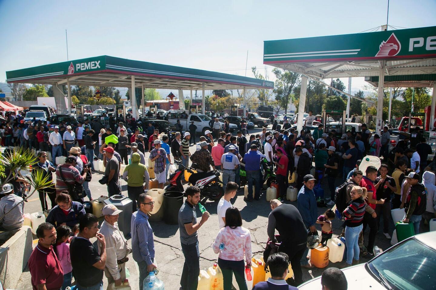 La escasez de gasolina en México