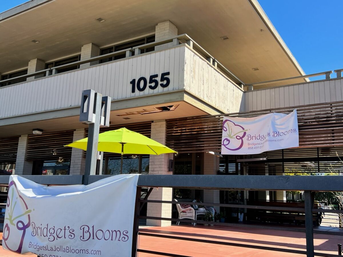 Bridget's Blooms recently expanded into a former Starbucks location at 1055 Torrey Pines Road.