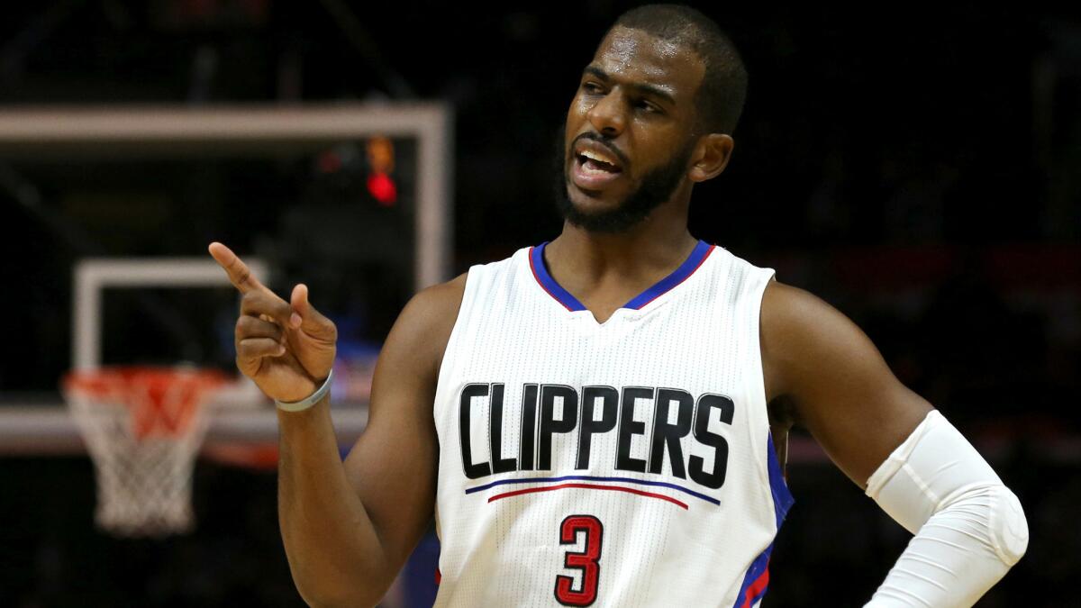 Clippers point guard Chris Paul