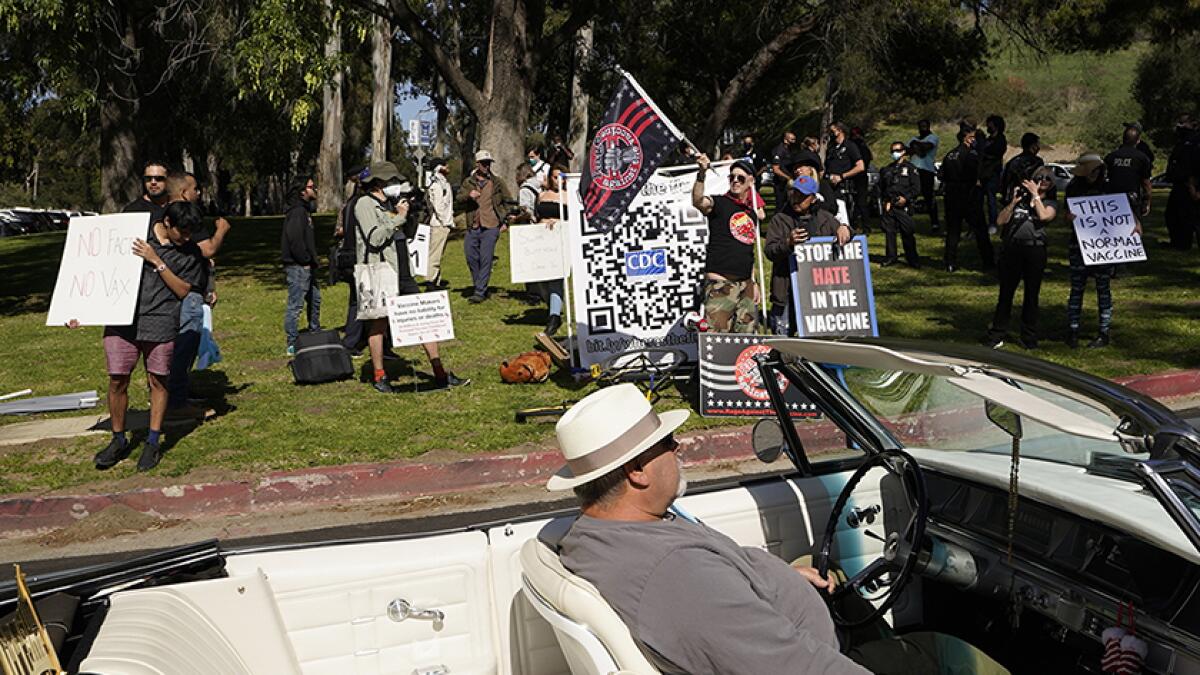 Dodger Stadium protesters remind L.A. of displaced Latinos - Los Angeles  Times