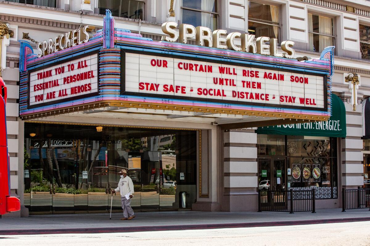 The Spreckels Theatre building at 121 Broadway.