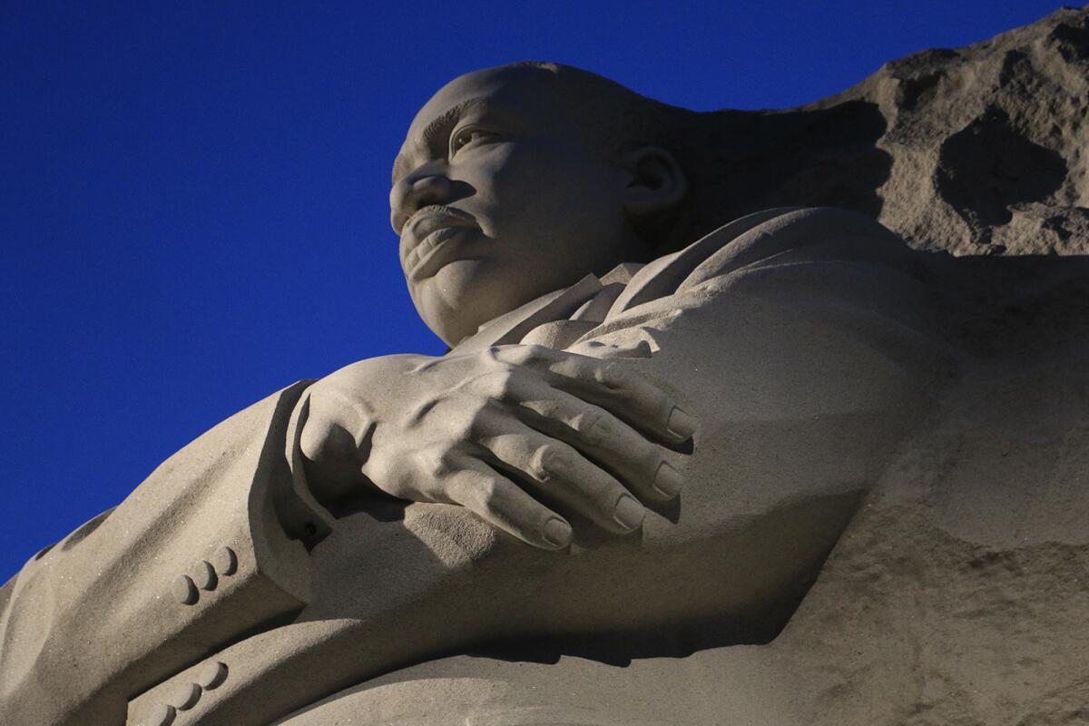 Washington, D.C. | Carolyn Campbell, Los AngelesCampbell and her sister visited Washington, D.C., in July when she found herself at the Martin Luther King Jr. Memorial at twilight. She used a Canon EOS 70D to photograph the sculpture of the civil rights leader.