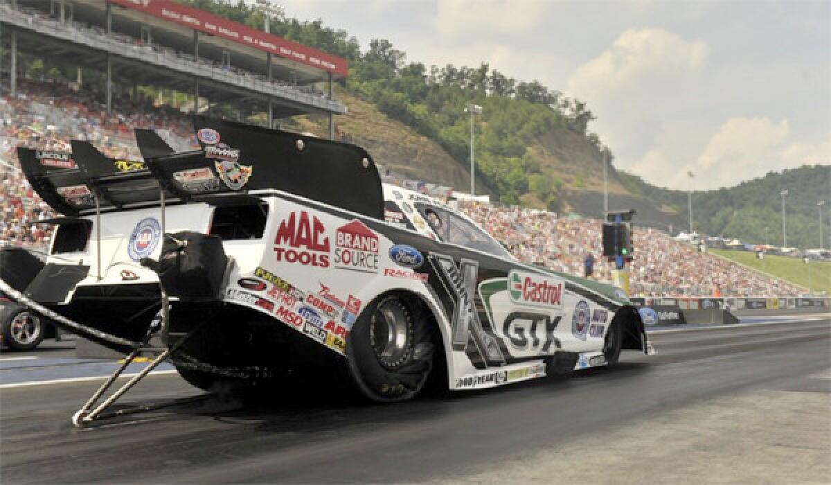 John Force, 64, had his 135th career win at the Ford NHRA Thunder Valley Nationals over the weekend in Bristol, Tenn.