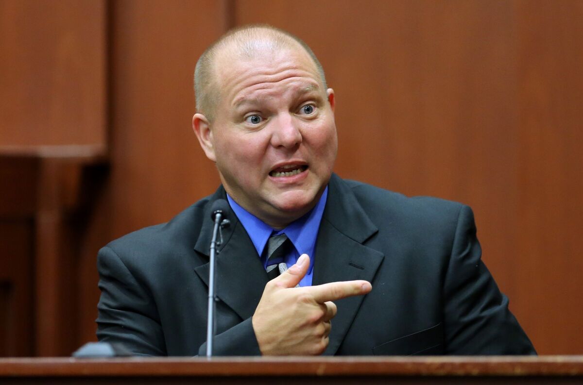 Mark Osterman, a friend of George Zimmerman, testifies in Sanford, Fla., about the type of gun Zimmerman owned.