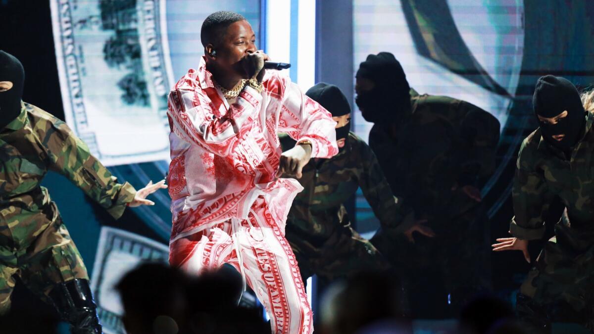 YG, seen performing at June's BET Awards, has a new album, "Stay Dangerous."