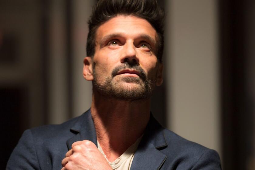 HOLLYWOOD, CA., DECEMBER 4, 2017--Actor Frank Grillo, star of Netflix's original action film "Wheelman" and host of a docu series about fight cultures around the world. The story is about Grillo's rising action career and how it's grounded in his real life love of fight culture. (Kirk McKoy / Los Angeles Times)
