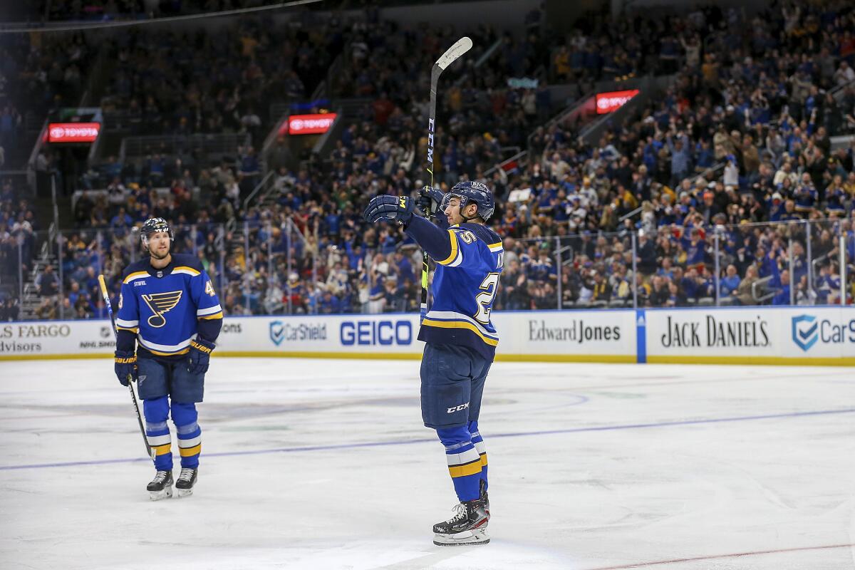 St. Louis Blues - For the first time in his career, Jordan Kyrou