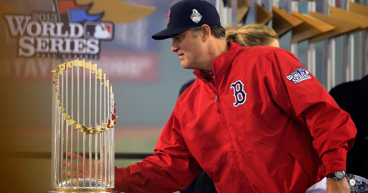 red sox world series trophy