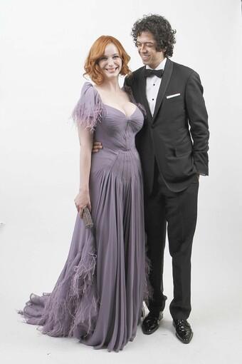 Geoffrey Arend and Christina Hendricks