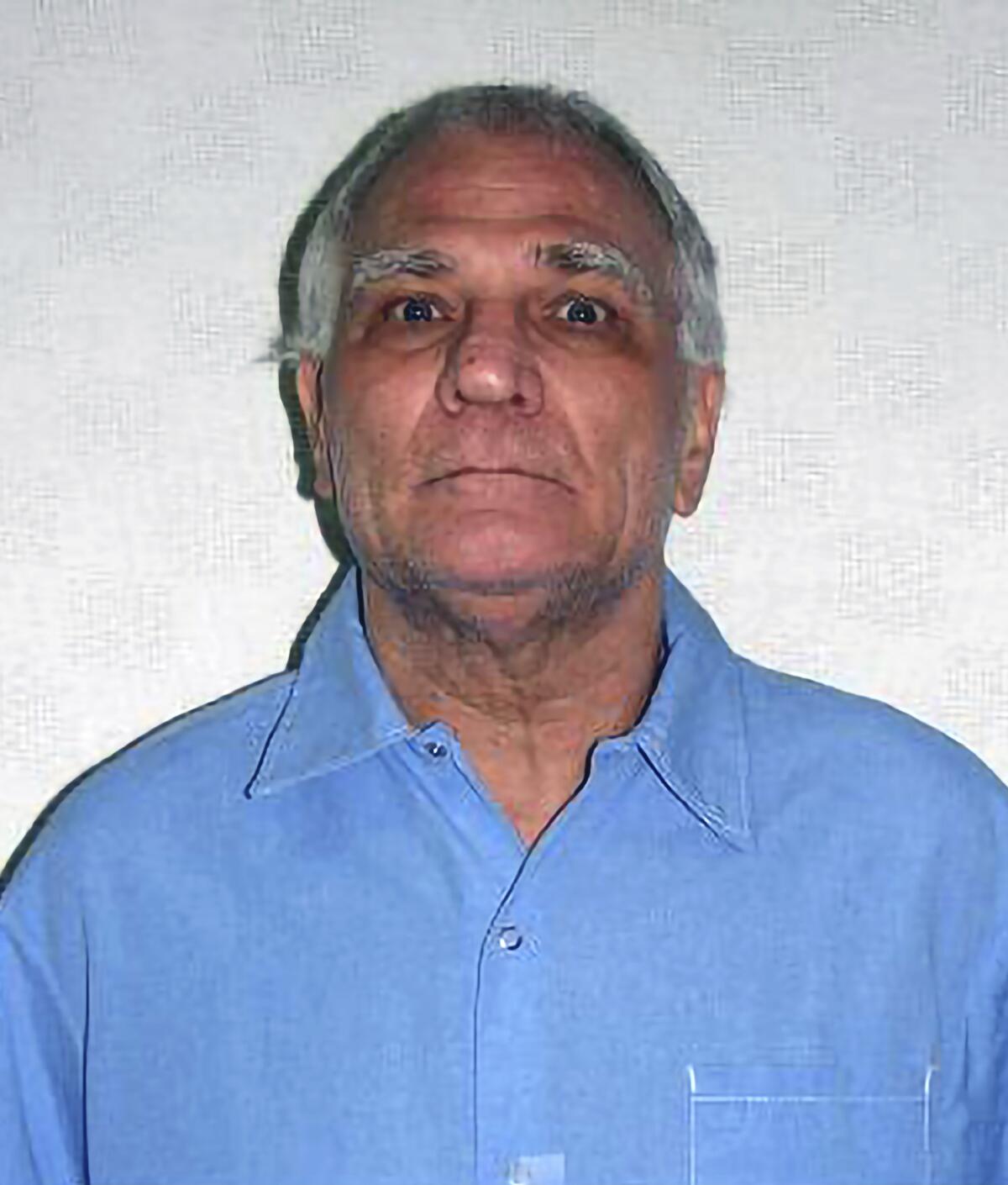 This undated photo provided by the California Department of Corrections and Rehabilitation shows Harvey Heishman, an inmate at San Quentin State Prison. Heishman who had been sentenced to death was pronounced deceased on Tuesday, July 5, 2022. Heishman died in San Quentin State Prison's infirmary on Tuesday, June 5. Officials said Wednesday his cause of death will be determined by the Marin County coroner. (CDCR via AP)