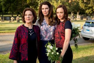 Kelly Bishop, from left, Lauren Graham and Alexis Bledel in "Gilmore Girls: A Year In The Life" in 2016 on Netflix.